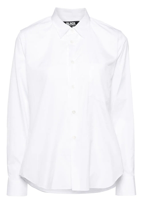 Black Comme Des Garçons cotton shirt - White