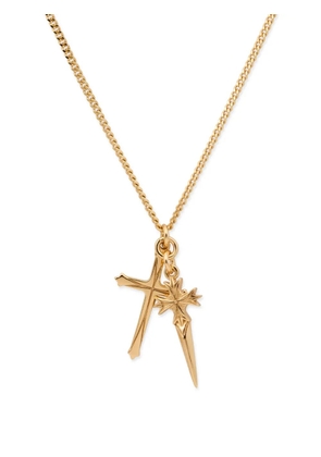 Emanuele Bicocchi cross-pendant necklace - Gold