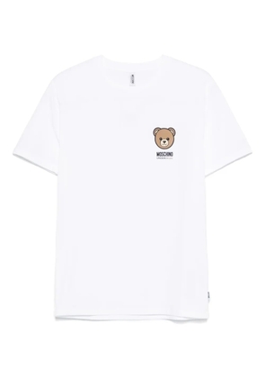 Moschino bear-logo T-shirt - White
