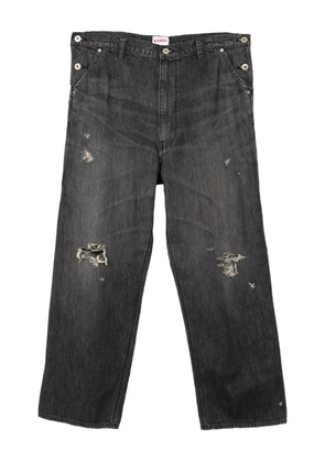 KAMIYA distressed jeans - Black
