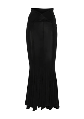 Nensi Dojaka panelled maxi skirt - Black