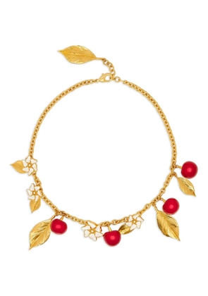 Oscar de la Renta Cherry necklace - Gold