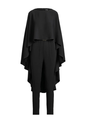 Lauren Ralph Lauren Georgette belted jumpsuit - Black