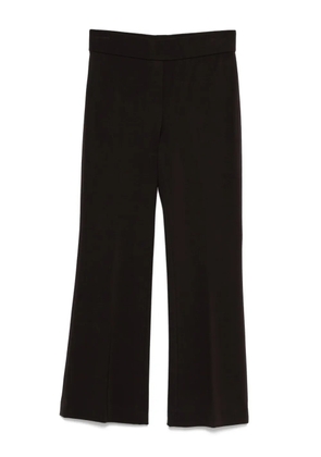 Seductive Nanette high-waisted flared trousers - Brown
