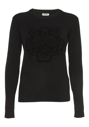 Kenzo Pre-Owned 2023 ribbed-knit jumper - Black