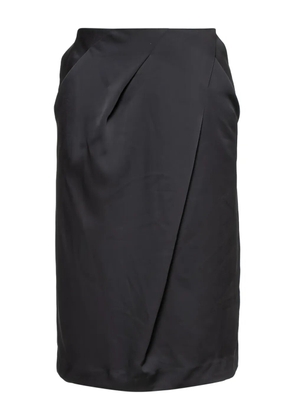 Armani Vintage draped skirt - Black