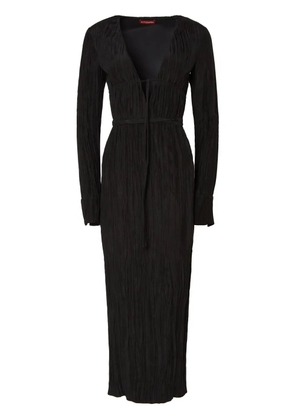 Altuzarra Carol crinkled midi dress - Black