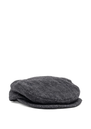 Forme D'expression herringbone newsboy cap - Grey
