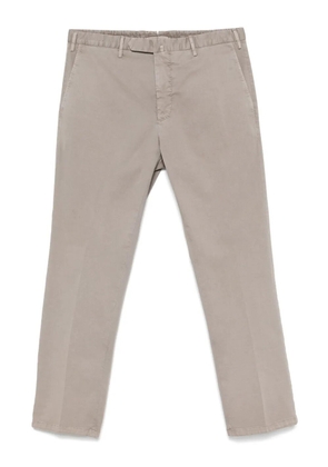 Dell'oglio pressed-crease chino trousers - Grey