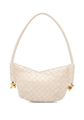 Bottega Veneta Pre-Owned 2012-2025 Baby Lambskin Intrecciato Solstice shoulder bag - White