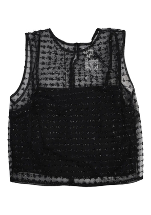 STAUD Seraphina star-embellished top - Black