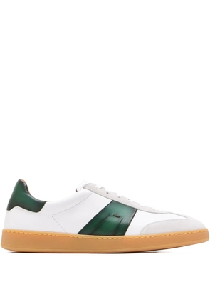 Magnanni Primera green stripe sneakers - White