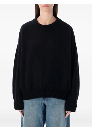 American Vintage VITOW cre-neck sweater - Black
