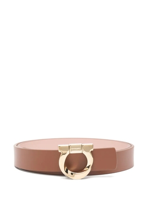 Ferragamo Pre-Owned Gancini leather belt - Brown