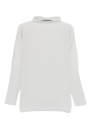Homme Plissé Issey Miyake pleated halterneck top - Grey