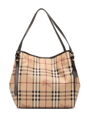 Burberry Pre-Owned 2000-2017 Small Haymarket Check Coated Canvas Canterbury tote bag - Brown