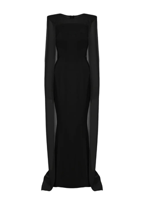 Vestiaire d'un Oiseau Libre cape maxi dress - Black