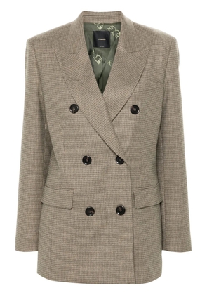 PINKO check-pattern blazer - Neutrals