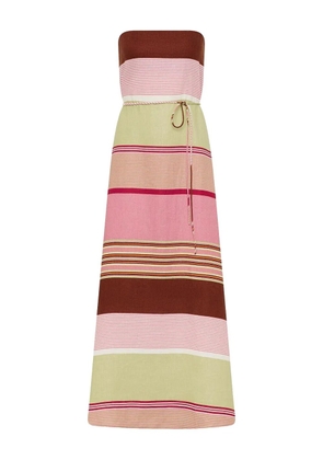 Faithfull the Brand Yolina striped maxi dress - Pink