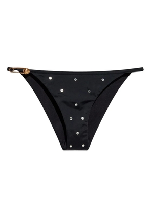 Versace crystal-embellished bikini bottom - Black