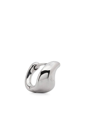 Maria Black Sagene Trail huggie earring - Silver