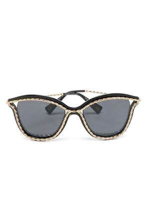 Marc Jacobs cat-eye rope-detailed sunglasses - Black