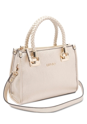 LIU JO logo-plaque tote bag - Gold
