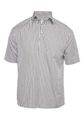 SANDRO striped cotton shirt - White