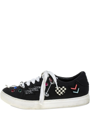 Marc Jacobs Vintage 2024 pre-owned patch-embellished sneakers - Black