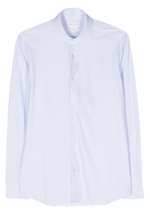 Dell'oglio striped classic-collar shirt - Blue