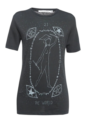 Christian Dior Pre-Owned 2024 tarot-print T-shirt - Grey