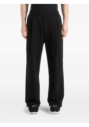 Manière De Voir Cyril pleated track pants - Black