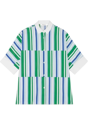 Maison Kitsuné striped shirt - Blue