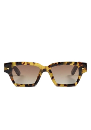 John Dalia Project 03 tortoiseshell geometric sunglasses - Neutrals