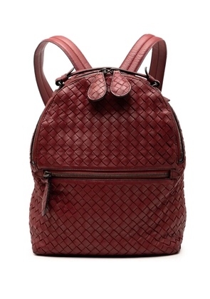 Bottega Veneta Pre-Owned 2012-2025 Nappa Intrecciato backpack - Red