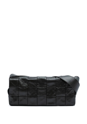 Bottega Veneta Pre-Owned 2012-2025 Stretch Paper Calfskin Intrecciato Cassette crossbody bag - Black