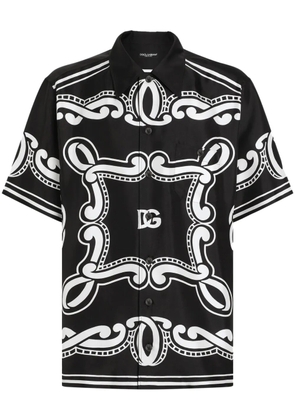Dolce & Gabbana bandana-print shirt - Black