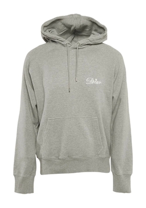 Christian Dior Pre-Owned logo-embroidered hoodie - Grey