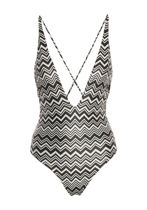 Missoni Pre-Owned patterned swimsuit - Black