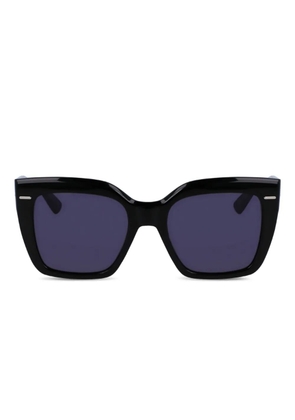 Calvin Klein cat-eye acetate sunglasses - Black