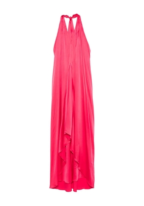 Danamé halterneck ruffled dress - Pink