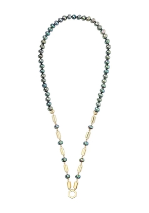 Harwell Godfrey 18K yellow gold pearl beaded necklace