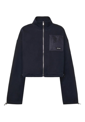 Miu Miu zip pocket jacket - Blue