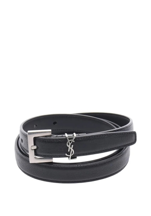 Saint Laurent Pre-Owned leather belt - Black