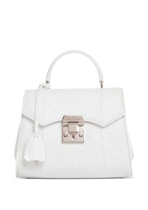 Mark Cross Madeline quilted tote bag - White