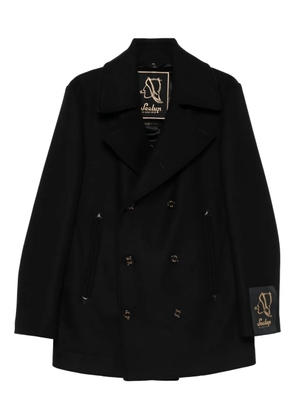 Sealup double-breasted coat - Black