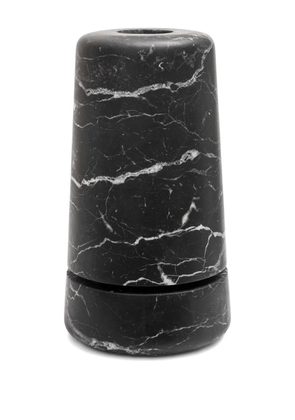 Editions Milano Atlantico H marble vase (24.7cm x 45cm) - Black