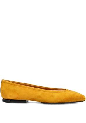 Loro Piana Primula suede ballet flats - Yellow