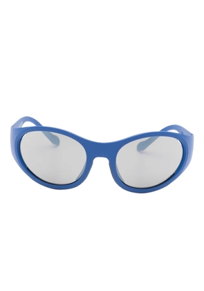 Alba Optics oval-frame sunglasses - Blue