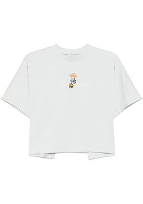 Musium Div. bead-embellished T-shirt - Blue